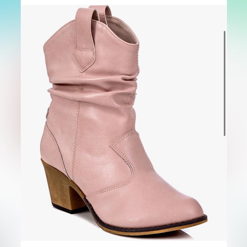 Worn once pink boots!